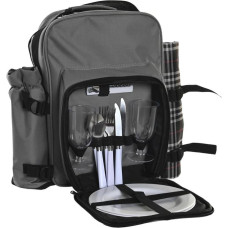 Picnic set DKD Home Decor 28,5 x 20 x 39 cm Dark grey