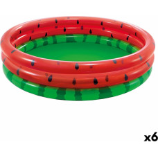 Inflatable Paddling Pool for Children Intex Watermelon Rings 581 L 168 x 38 x 168 cm (6 Units)