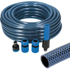 Hose with accessories kit EDM Blue 20 mm x 25 m 5/8