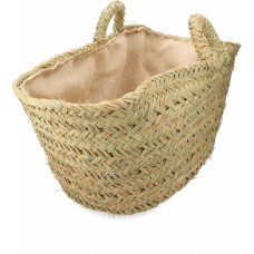 Firewood Basket EDM Esparto grass Oval 60 x 45 x 35 cm