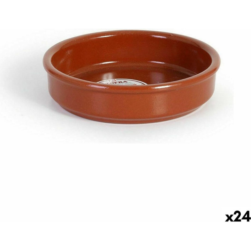 Saucepan Azofra Baked clay Ø 14 x 14 x 3,3 cm (24 Units)