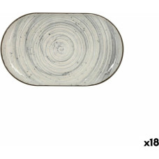 Snack tray La Mediterránea Vortex Oval 25 x 15 x 2,2 cm (18 Units)