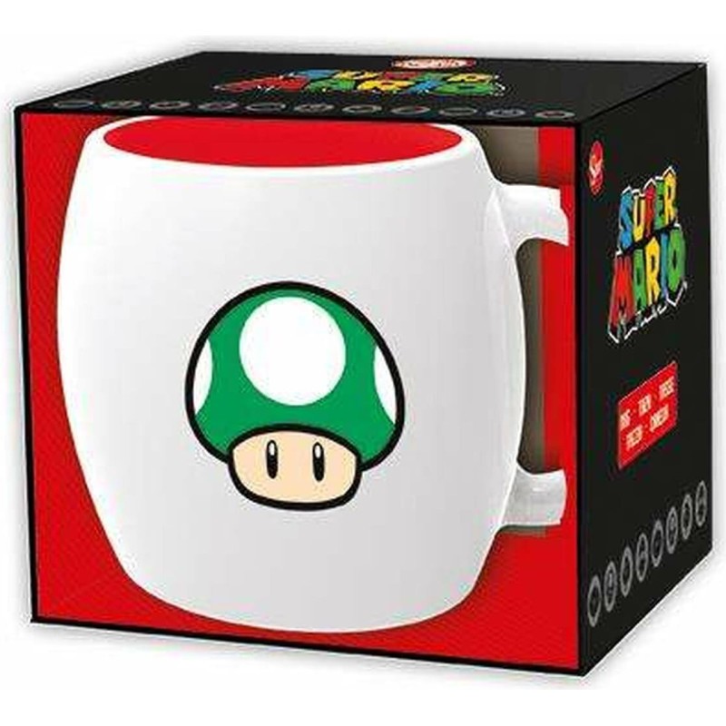 Cup with Box Super Mario 1-UP Ceramic 360 ml