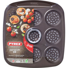 Trauks cepšanai Pizza Mini Pyrex Asimetria Cinkots tērauds (9 Compartimenten) (16 x 16 cm)