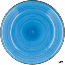 Deep Plate Quid Vita Blue Ceramic (ø 21,5 cm) (12 Units)