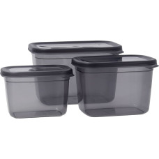 Set of lunch boxes Quid City Rectangular 3 Pieces