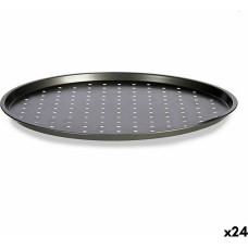 Baking tray Pizza Grey Carbon steel 33 x 1 x 33 cm (24 Units)