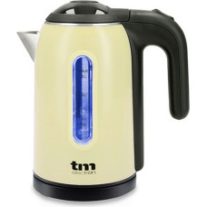 Electric Kettle with LED Light TM Electron Stainless steel Cream