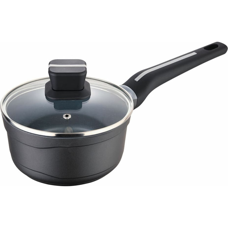 Saucepan with Lid San Ignacio Bistro SG6424 Aluminium Matte back (Ø 16 x 8 cm)