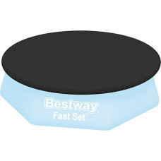 Swimming Pool Cover Bestway Black Ø 244 cm (1 Unit)