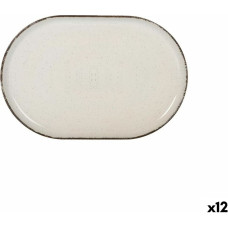 Snack tray La Mediterránea Anllo Oval 30 x 20 x 2,5 cm (12 Units)