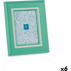 Photo frame Crystal Green Plastic (6 Units) (2 x 26 x 21 cm)