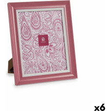 Photo frame Crystal Pink Plastic (6 Units) (2 x 31 x 26 cm)