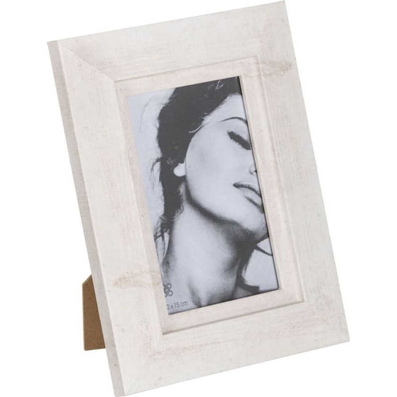 Photo frame Cream Wood Crystal 16,5 x 1,5 x 21,5 cm