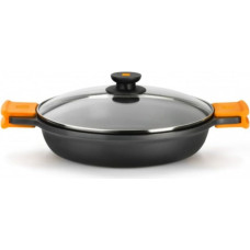 Casserole BRA Braisogona_A270524 Ø 24 cm Black Metal Aluminium Toughened aluminium Cast aluminium 5 L