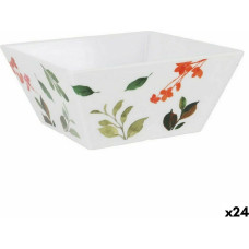 Snack Bowl La Mediterránea Petunia Melamin Shine 18 x 18 x 8 cm (24 Units)