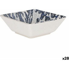 Bowl La Mediterránea Horus Porcelain White 13 x 13 x 5 cm (28 Units)