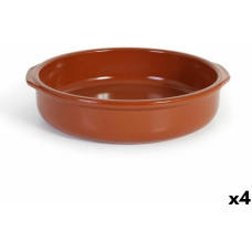 Saucepan Azofra Baked clay 31 x 29,5 x 7,5 cm (4 Units)