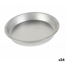 Baking tray Silver 22 x 3,5 cm (24 Units)