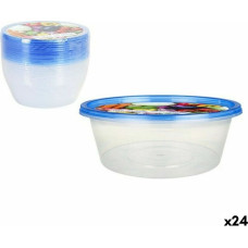 Set of 11 lunch boxes Privilege 49789 500 ml 15 x 15 x 4,7 cm (24 Units)