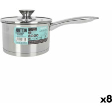 Saucepan with Lid Quttin Hermes 1,8 L Steel (8 Units)