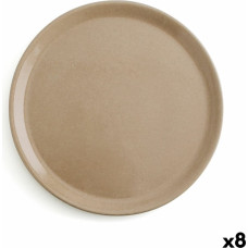 Flat Plate Anaflor Barro Anaflor Beige Baked clay Ø 31 cm Meat (8 Units)