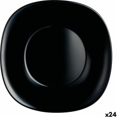 Deep Plate Luminarc Carine Black Glass (Ø 23,5 cm) (24 Units)