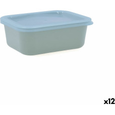 Rectangular Lunchbox with Lid Quid Inspira 380 ml Green Plastic (12 Units)