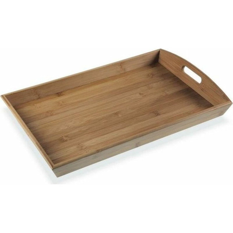 Tray Versa Wood Bamboo 32 x 6,5 x 50 cm Black