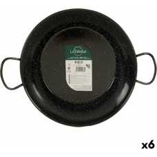 Paella Pan Ø 32 cm Enamelled Steel (6 Units)