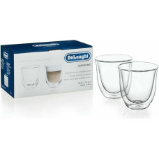 2 Piece Coffee Cup Set De'Longhi 5513214601 Transparent 2 Pieces