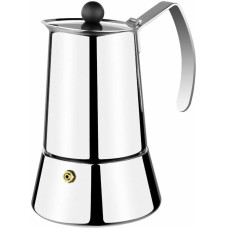 Italian Coffee Pot Monix M630004 Steel Silver 4 Cups