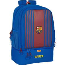 Sports Bag with Shoe holder F.C. Barcelona M825 Maroon Navy Blue