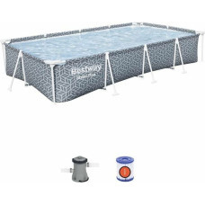 Inflatable pool Bestway Steel Pro Grey