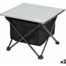 Folding Table Aktive Camping Pocket 38 x 30 x 34 cm (2 Units)