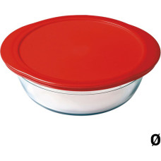 Lunch box Ô Cuisine Red Borosilicate Glass