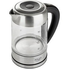 Kettle Adler AD 1247 Crystal Steel Grey Glass 2200 W 1,7 L