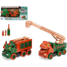 Construction Vehicles Crane Lorry Dinosaurs 31 x 16 cm