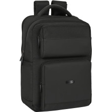 Laptop Backpack Sevilla Fútbol Club Premium 15,6'' Black (31 x 44 x 13 cm)