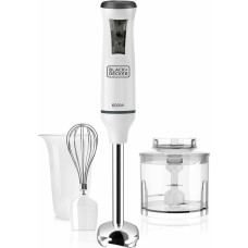 Hand-held Blender Black & Decker BXHBA600E 600 W White