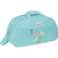 Sports bag Moos Butterflies Light Blue 50 x 26 x 20 cm