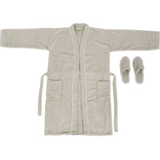 Dressing Gown Home ESPRIT Beige Lady 400 g /m²