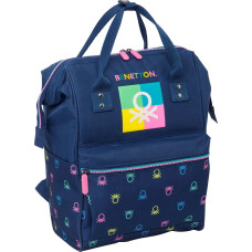 Laptop Backpack Benetton Cool Navy Blue 27 x 40 x 19 cm