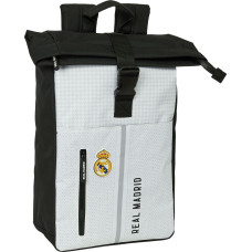 Portatīvā datora mugursoma Real Madrid C.F. 24/25 Balts Pelēks 28 x 42 x 13 cm