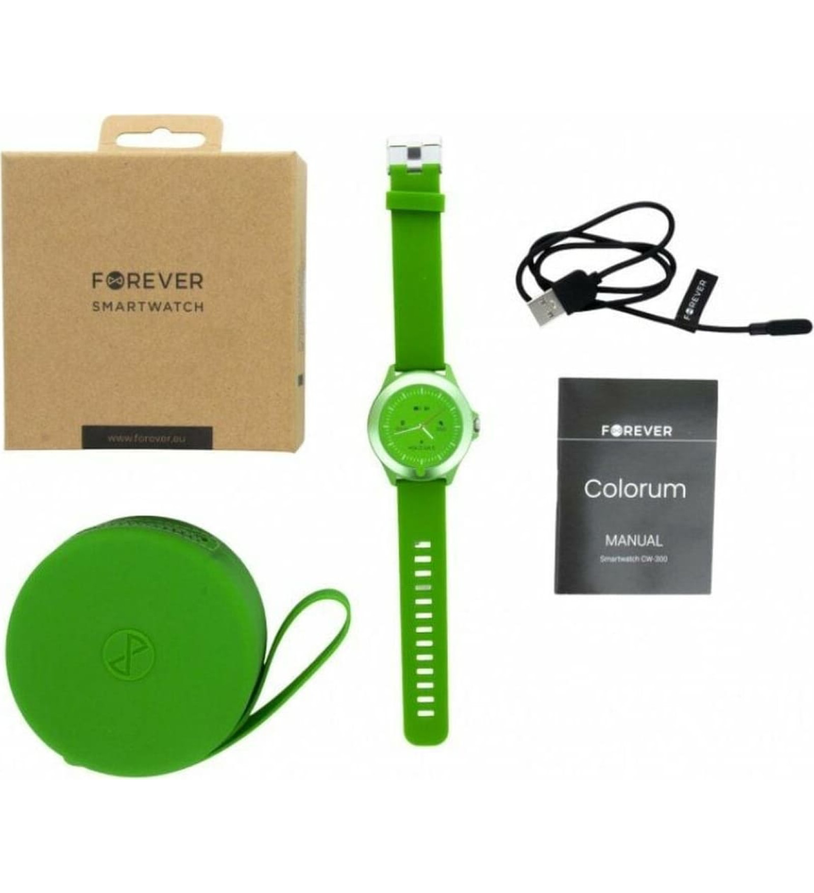 Smartwatch Forever CW-300 Green