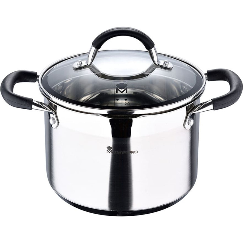 Slow Cooker Masterpro BGMP-1505-BK Stainless steel 4 L 10 L