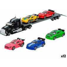 Truck Carrier and Cars Speed & Go 28 x 5 x 4,5 cm (12 Units)