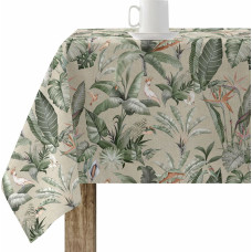 Stain-proof resined tablecloth Belum V23 100 x 140 cm Tropical