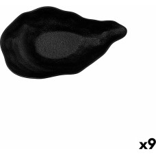 Bowl Bidasoa Fosil Black Ceramic 25,6 x 14,5 x 6 cm (9Units)