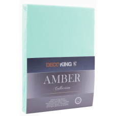 AMBER sheet, blue jersey, 160-180x200